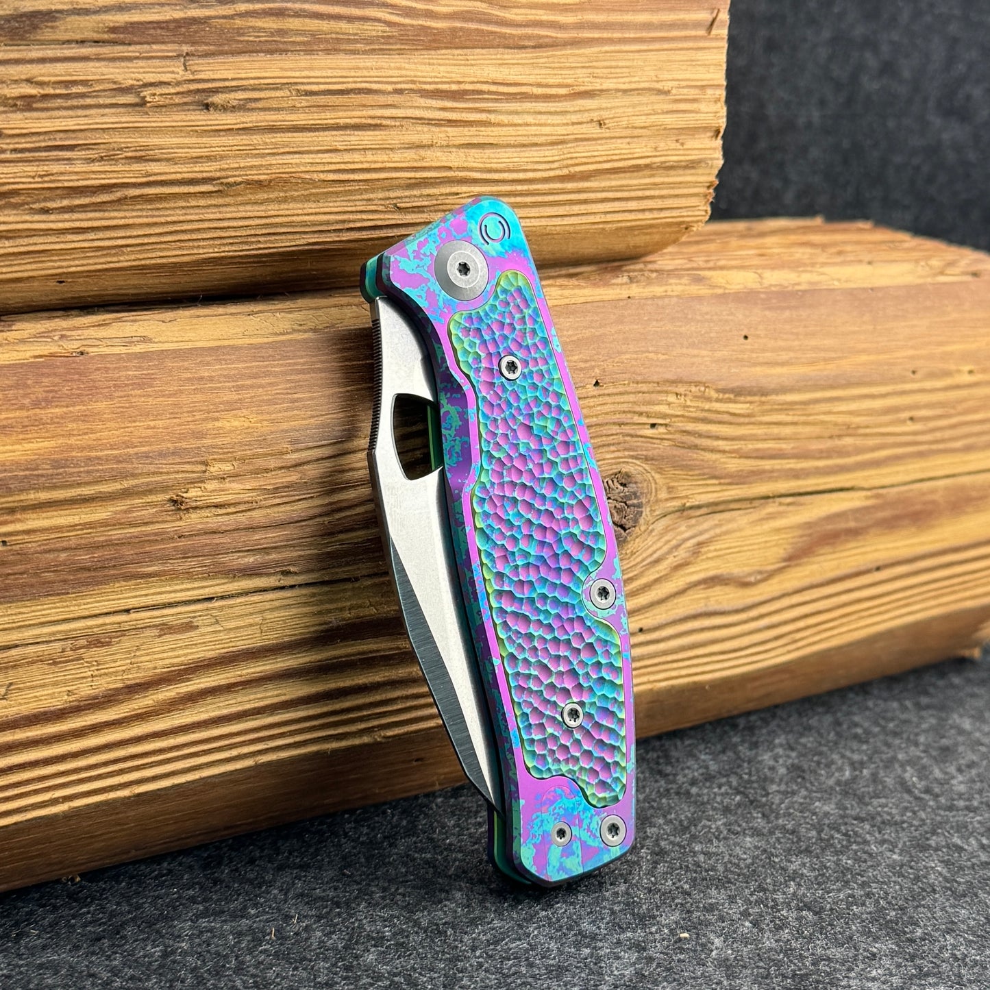Multiverse | Stonewash & Titan "Toxic Purple" Anodization (with Ball Pattern) Special Edition