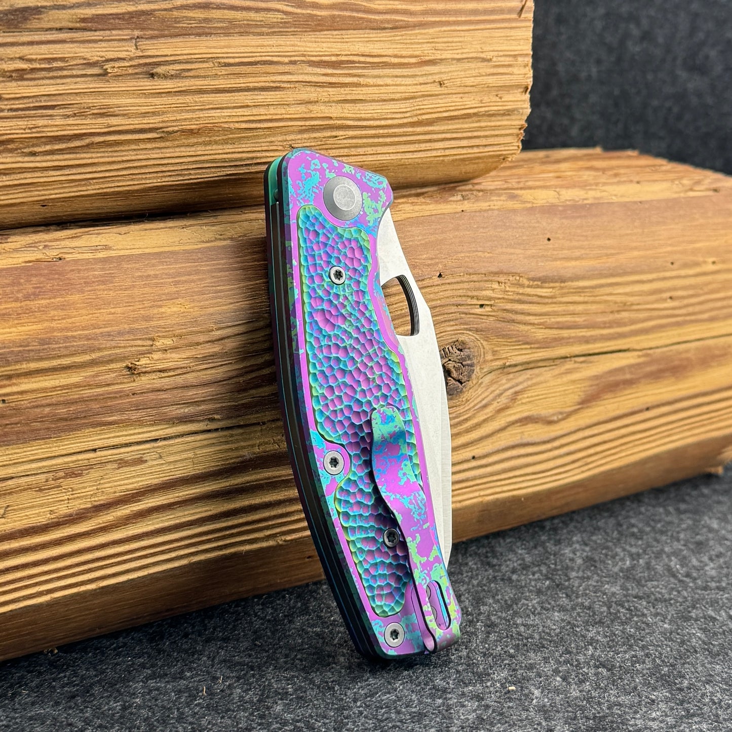 Multiverse | Stonewash & Titan "Toxic Purple" Anodization (with Ball Pattern) Special Edition