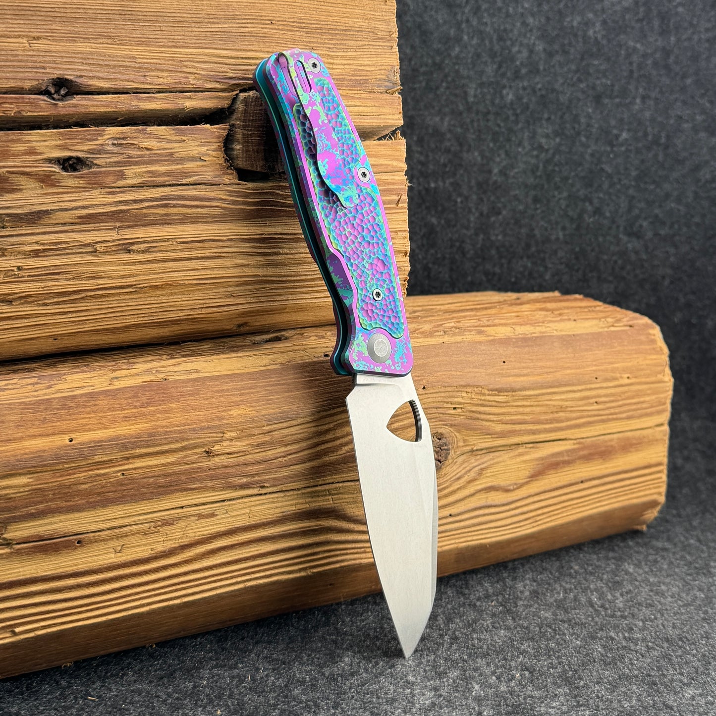 Multiverse | Stonewash & Titan "Toxic Purple" Anodization (with Ball Pattern) Special Edition